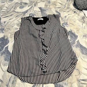 Black and white striped shirt